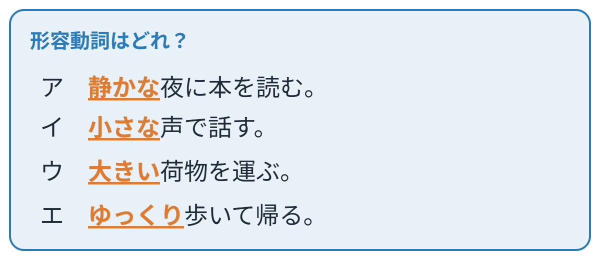品詞の識別の類題