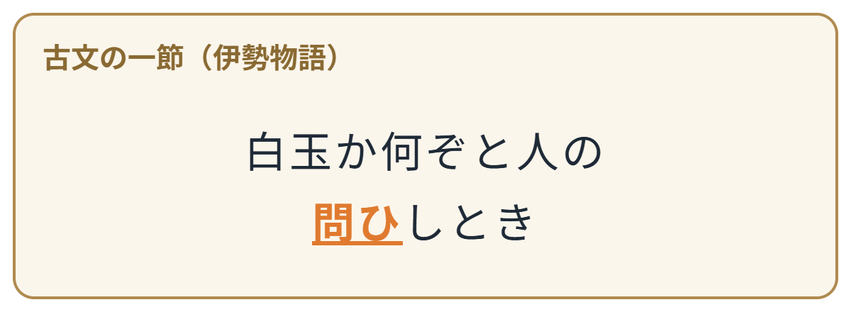 歴史的仮名遣いの類題